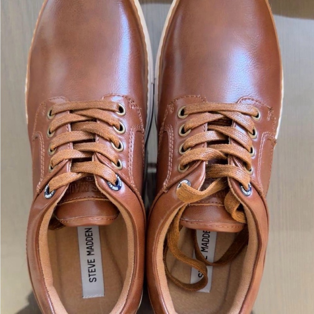 Brown Leather Men's Shoes - Picture 6 of 6